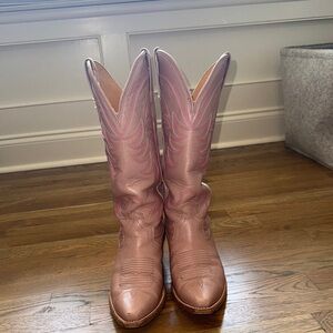 Pink Western-Style Women's Boots